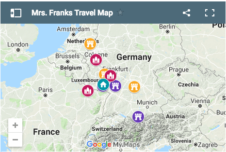 Mrs. Franks Google Map